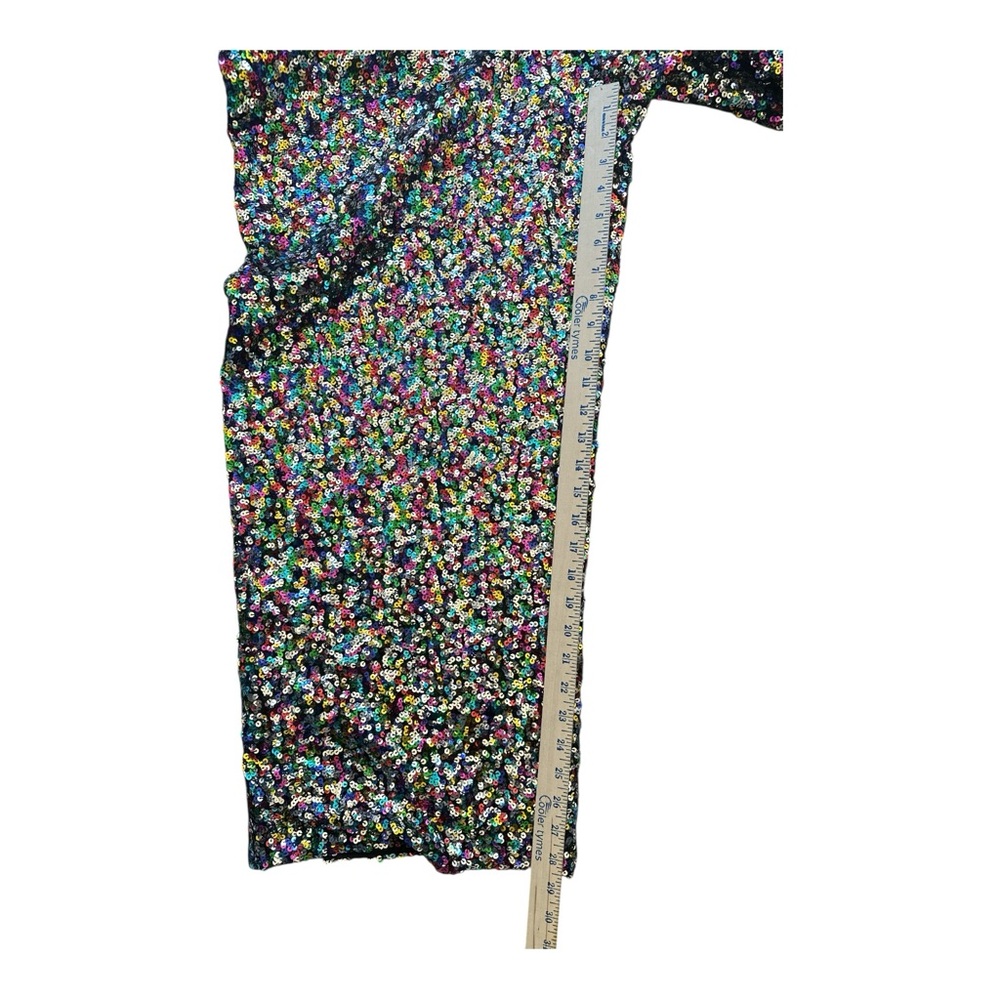Anthropologie Multicolor Sequin Wide-Leg Jumpsuit - Picture 9 of 11